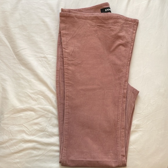 NWT Express Bell Flare High Rise Stretch Corduroy Pant - size 12R - Picture 6 of 7